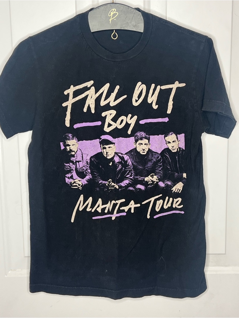 Fall Out Boy Manta Tour Shirt Child Small Short Sleeve Band Dates 2018 Graphic T